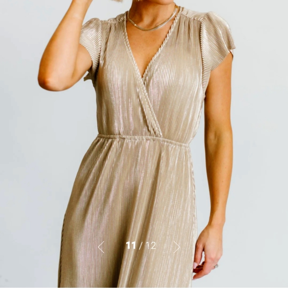 Athena Pleated Maxi Dress